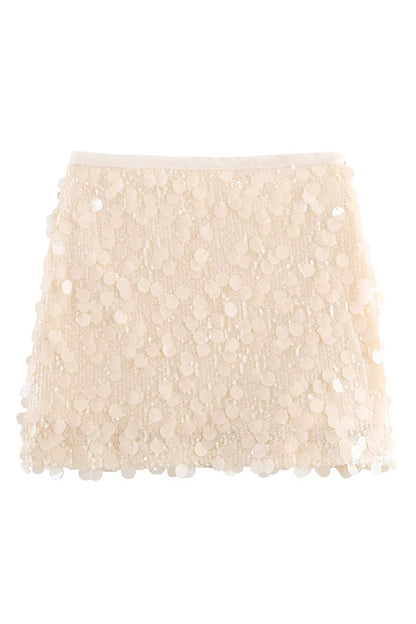 Glittery Short Party Skirt