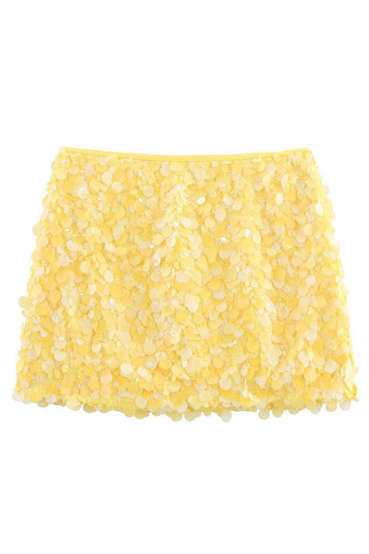 Glittery Short Party Skirt