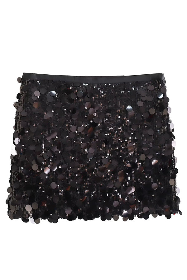 Glittery Short Party Skirt