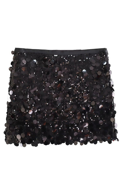 Glittery Short Party Skirt