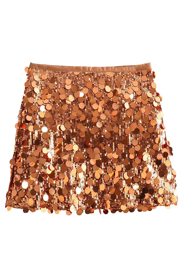 Glittery Short Party Skirt