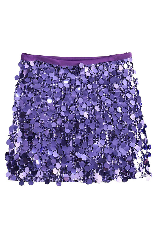 Glittery Short Party Skirt