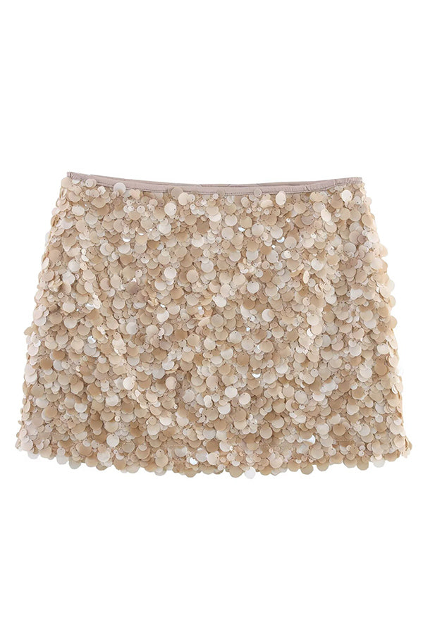 Glittery Short Party Skirt