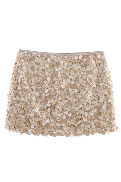 Glittery Short Party Skirt