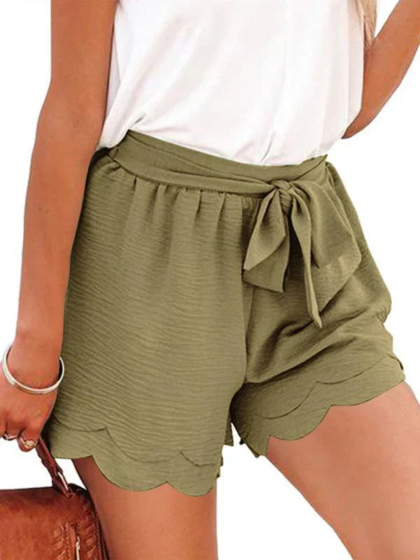 Ladies Summer Shorts with Elastic Waist