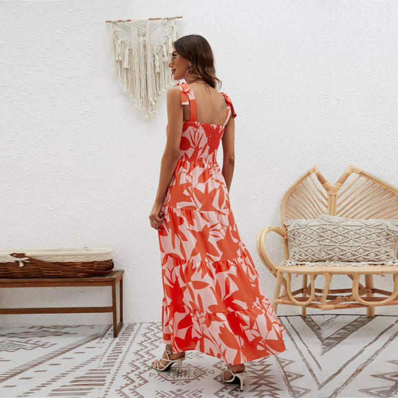 Floral Sleeveless Sundress for Women