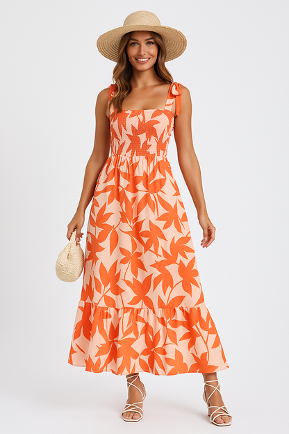 Floral Sleeveless Sundress for Women - Luxivelle