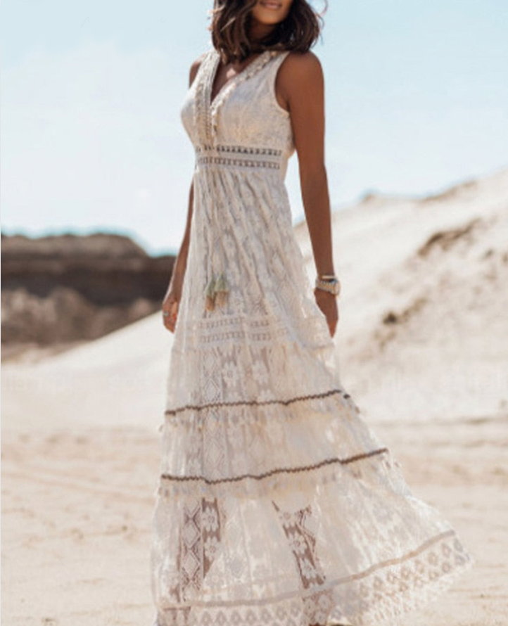Relaxed Fit Floral Maxi Dress for Women