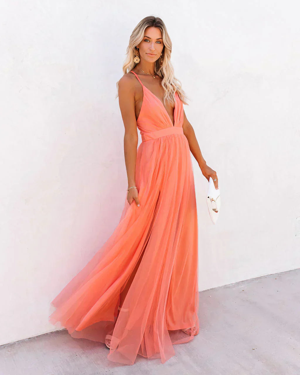 Long Sleeveless Sundress for Women Evening Wear - Luxivelle