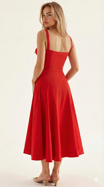 Comfy Summer Midi Dress for Women