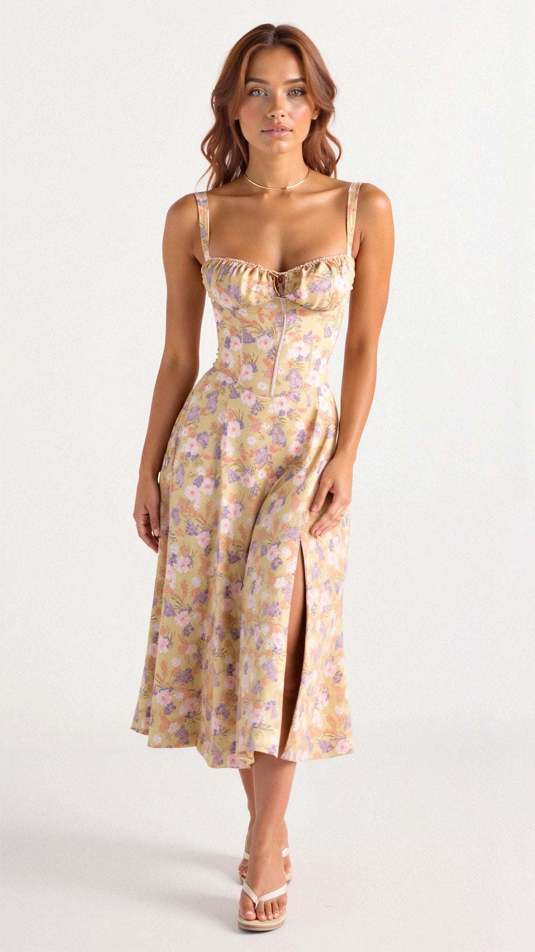 Comfy Summer Midi Dress for Women - Luxivelle
