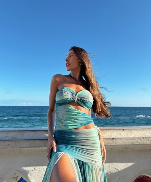 Sundress Off Shoulder Floor Length Gown