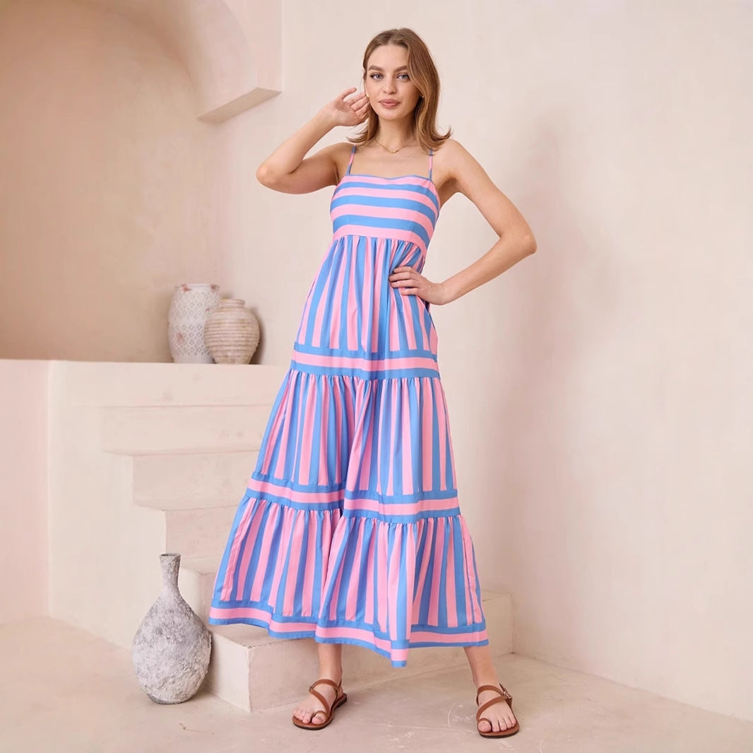 Lightweight Floral Maxi Dress for Women