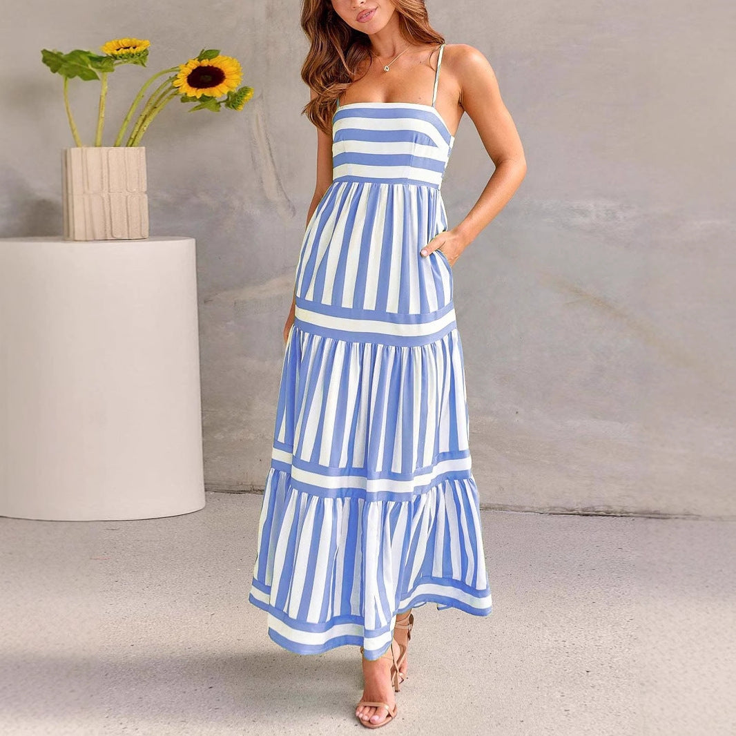 Lightweight Floral Maxi Dress for Women