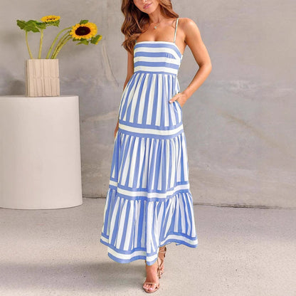 Lightweight Floral Maxi Dress for Women