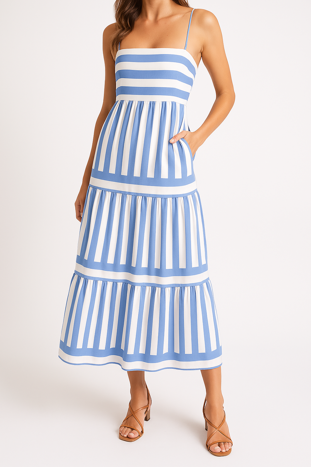 Lightweight Floral Maxi Dress for Women