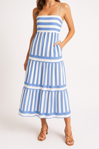 Lightweight Floral Maxi Dress for Women