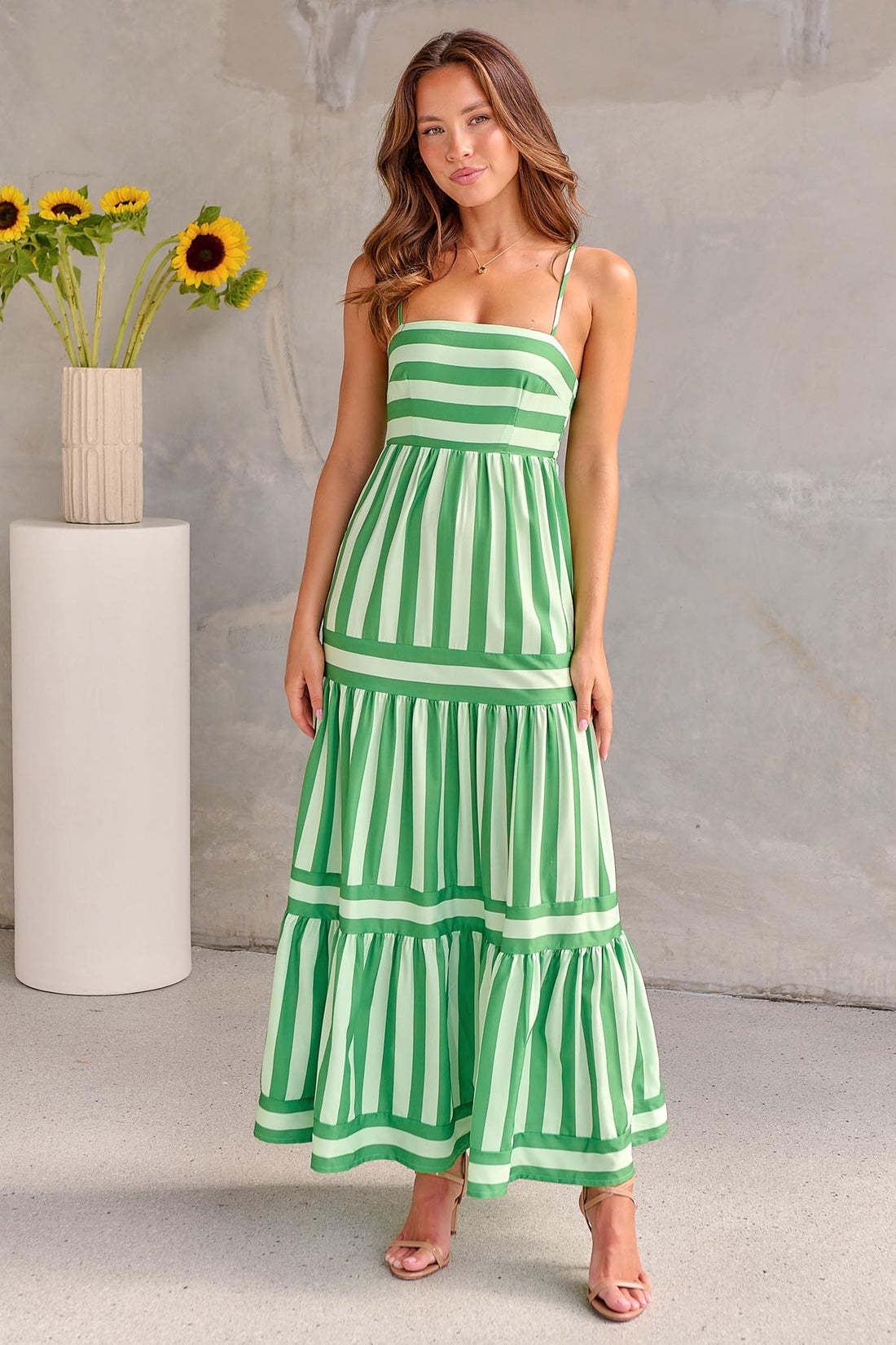 Lightweight Floral Maxi Dress for Women