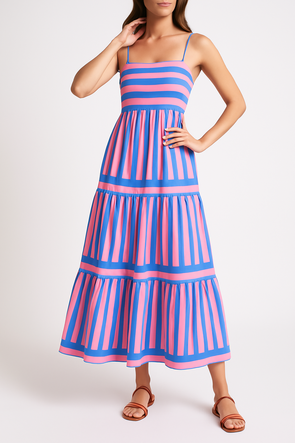 Lightweight Floral Maxi Dress for Women - Luxivelle