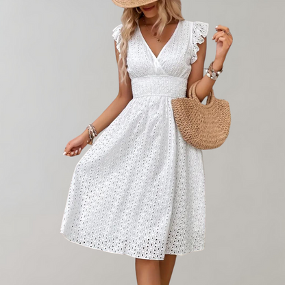 Relaxed Fit V Neck Sundress for Women