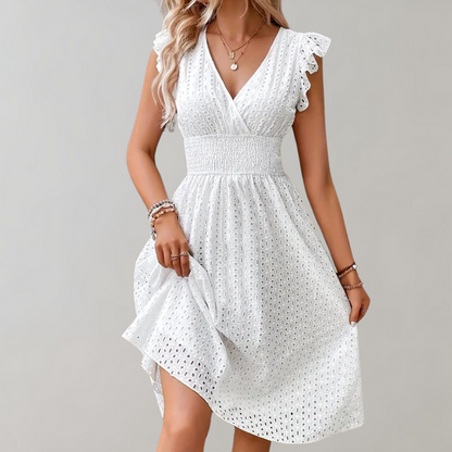 Relaxed Fit V Neck Sundress for Women