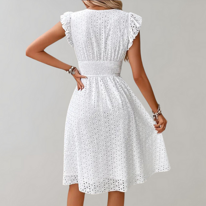 Relaxed Fit V Neck Sundress for Women