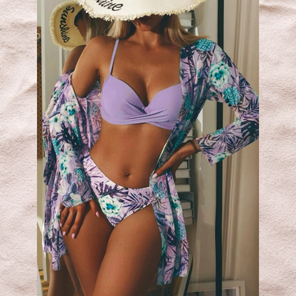 Women's High Waist Bikini Swimsuit Set