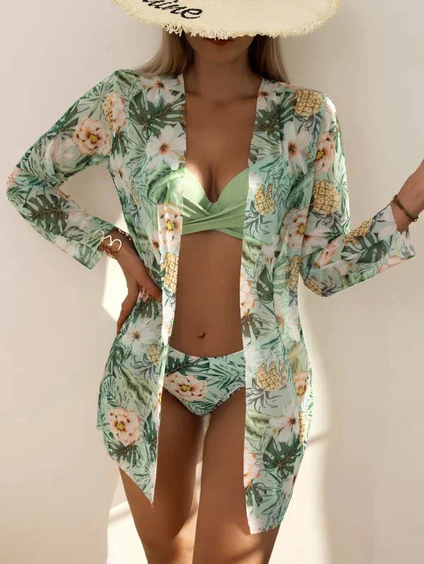 Women's High Waist Bikini Swimsuit Set