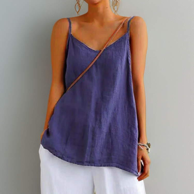 Ladies' Comfortable Sleeveless Vest Top - Luxivelle