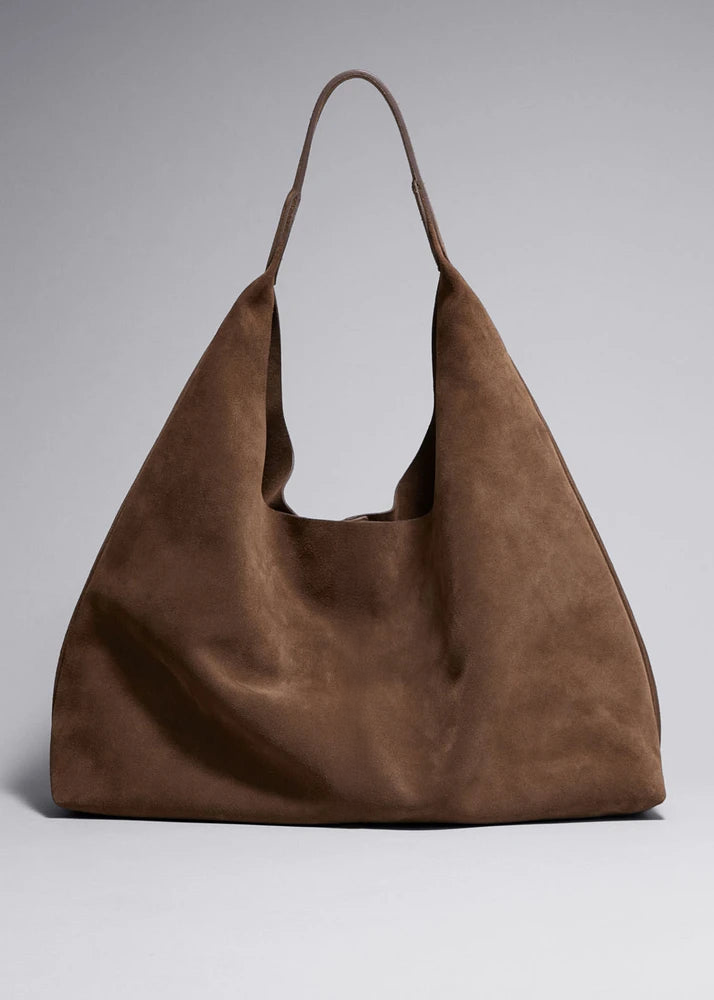 Big Leather Work Tote Shoulder Bag