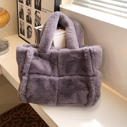 Big Ladies Leather Handbag Shoulder Bag