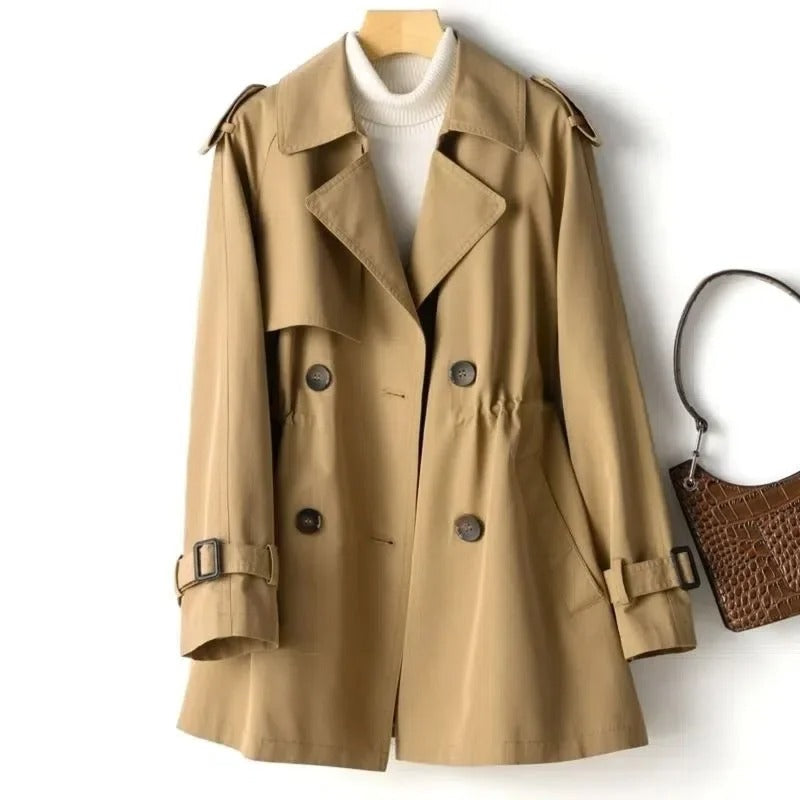 Classic Double Breasted Ladies Coat