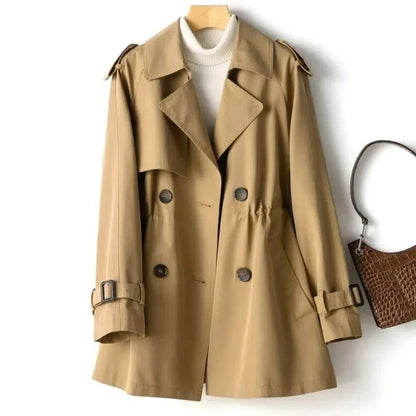 Classic Double Breasted Ladies Coat