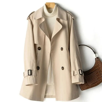 Classic Double Breasted Ladies Coat