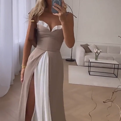 Chic Two Tone Party Dress