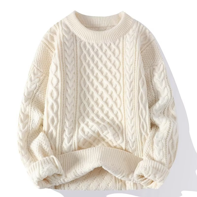 Soft Women's Crew Neck Winter Sweater - Luxivelle