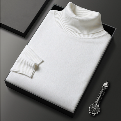 Hunter | Cashmere Cotton Turtleneck Sweater – Elegant Comfort, Versatile Fit
