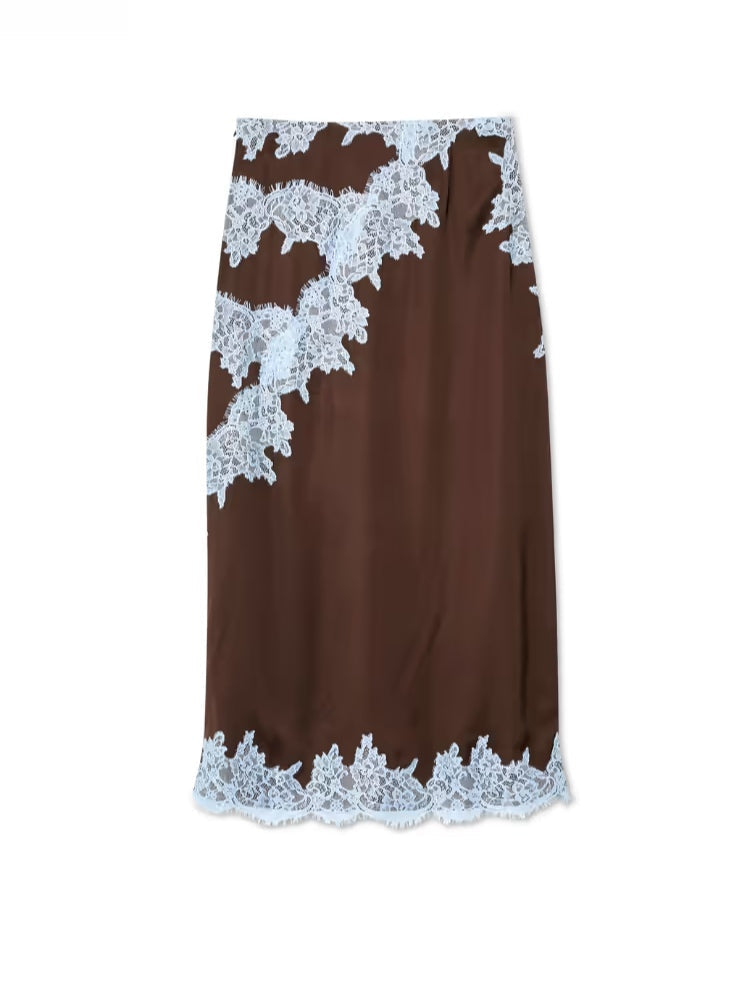 Beautiful Floral Lace Dress Set