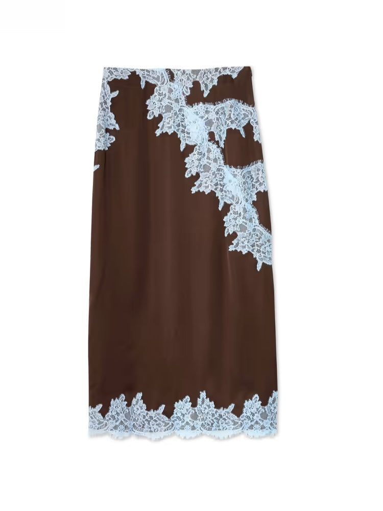 Beautiful Floral Lace Dress Set