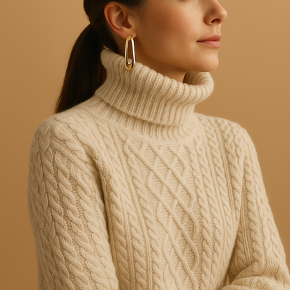 Soft Wool Crew Neck Women's Sweater - Luxivelle