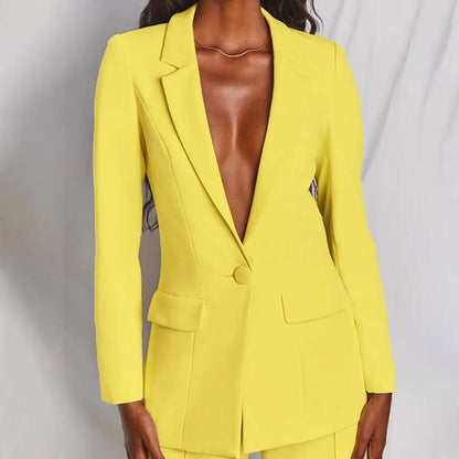 Ladies Two Piece Suit Outfit