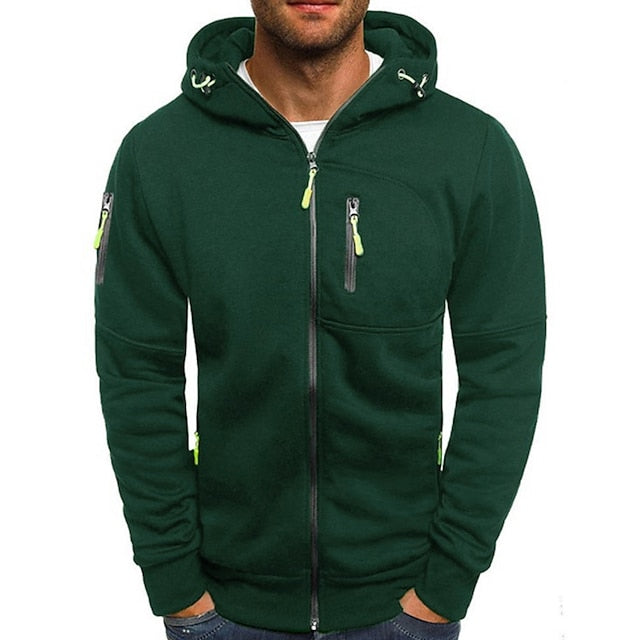 Stylish Men's Hooded Sweater - Premium Cotton, Timeless Design-4