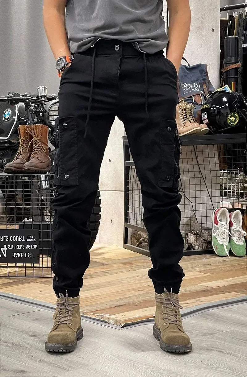 Men's Practical Pants with Multiple Pockets - Luxivelle