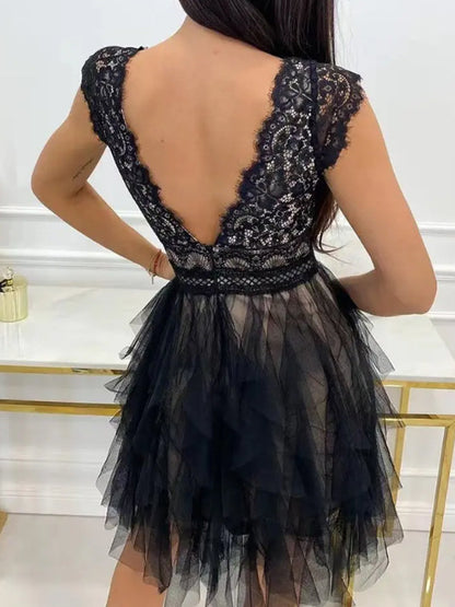 Elegant Strapless Party Dress