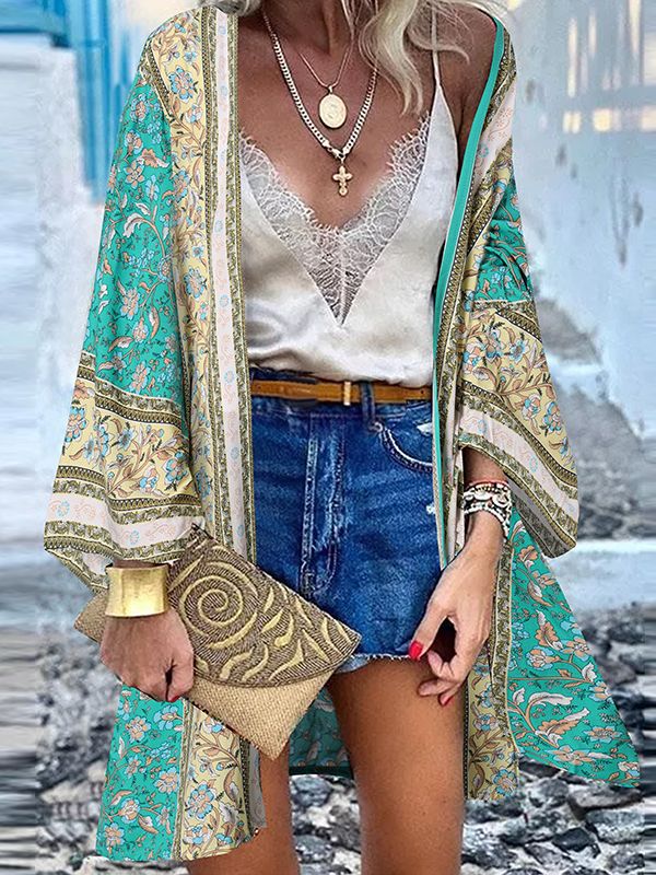 Cardigan - Women's Bohemian Medium-Length-3