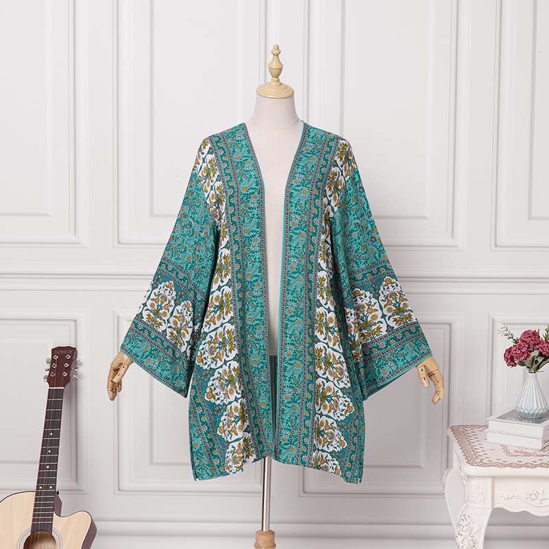 Cardigan - Women's Bohemian Medium-Length-4