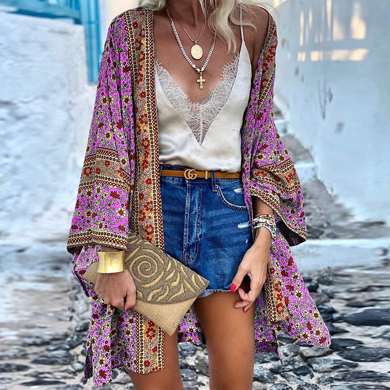Variant image for Cardigan - Women's Bohemian Medium-Length-5