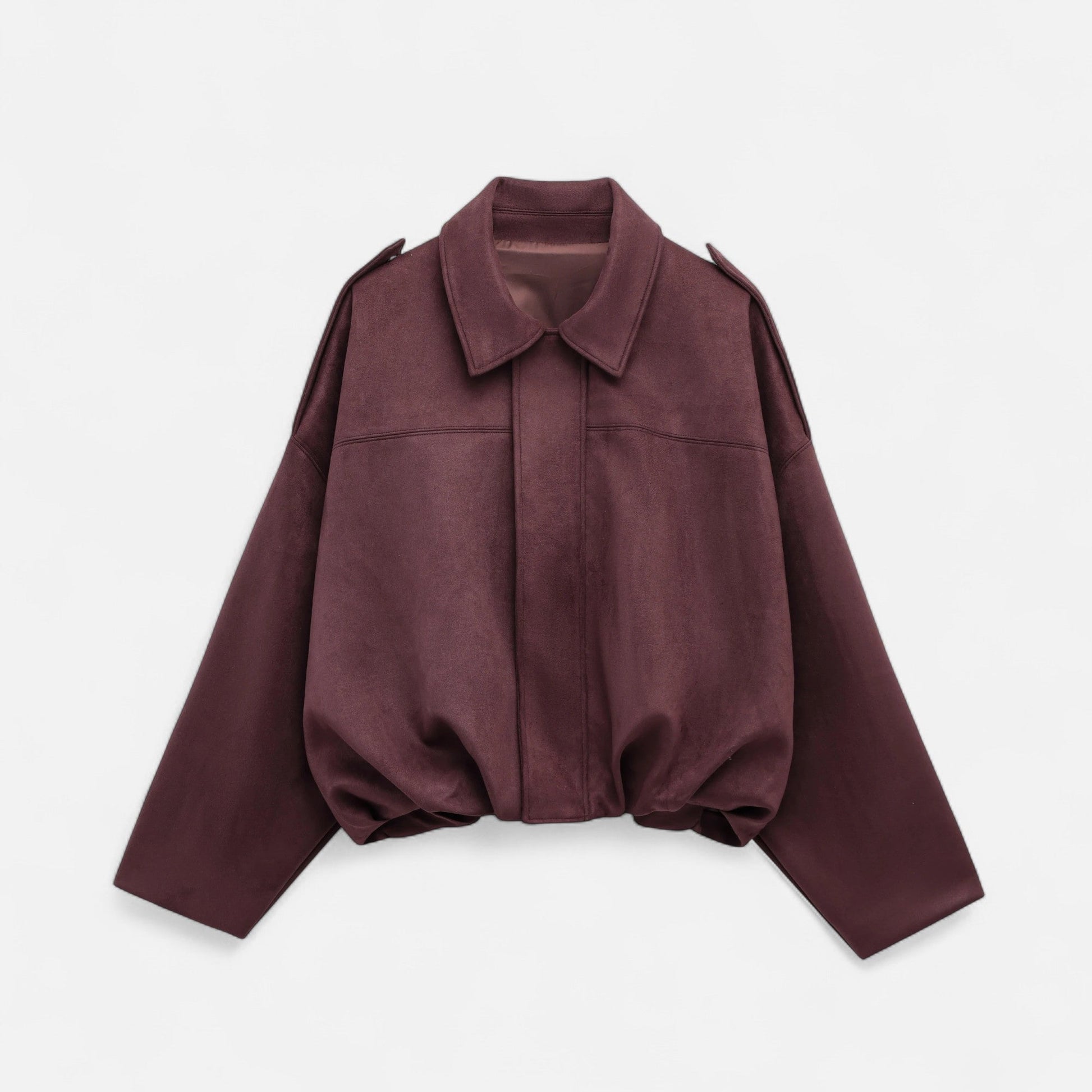 Zerina | Women’s Faux Suede Bomber Jacket 5