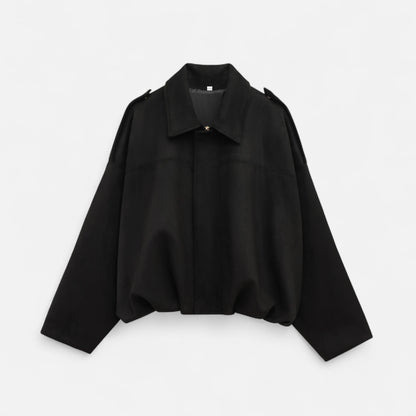 Zerina | Women’s Faux Suede Bomber Jacket 6