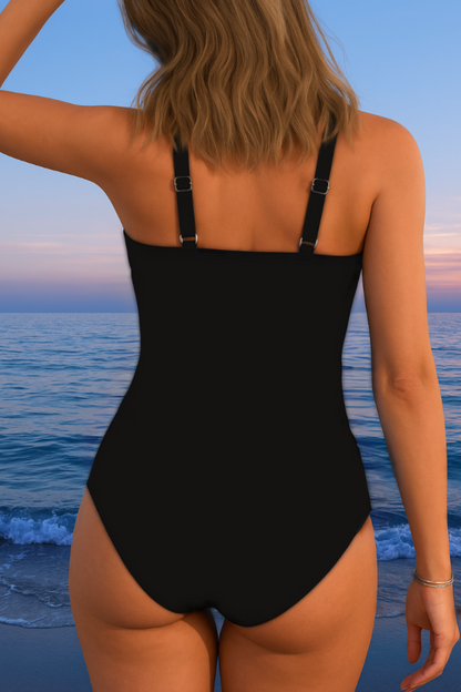 Women's Elegant Tankini Swimsuit with Vibrant Print